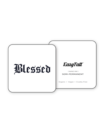 Blessed - Semi-Permanent Tattoo