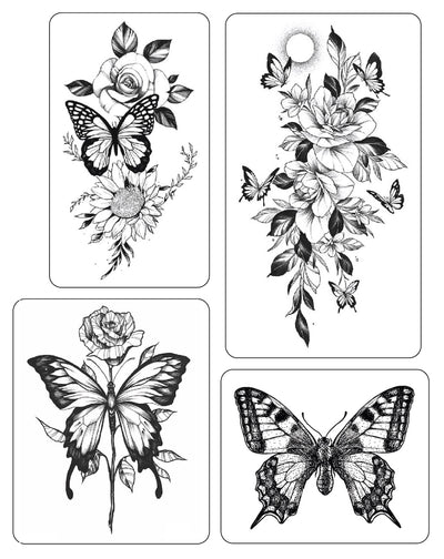 (Half Sleeves Pack) Butterfly Beauty