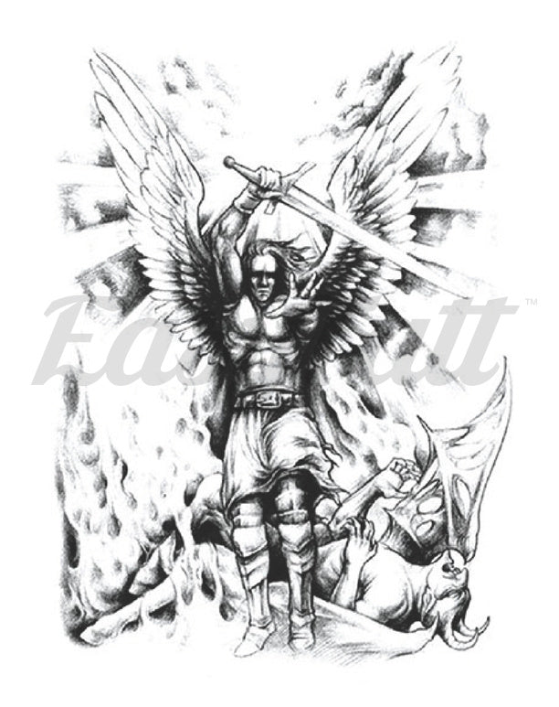 Defeat Temporary Tattoo Sleeve EasyTatt™