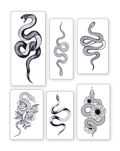 (6 Tattoos) Snake Charmer