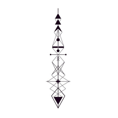 Abstract Arrow - Temporary Tattoo