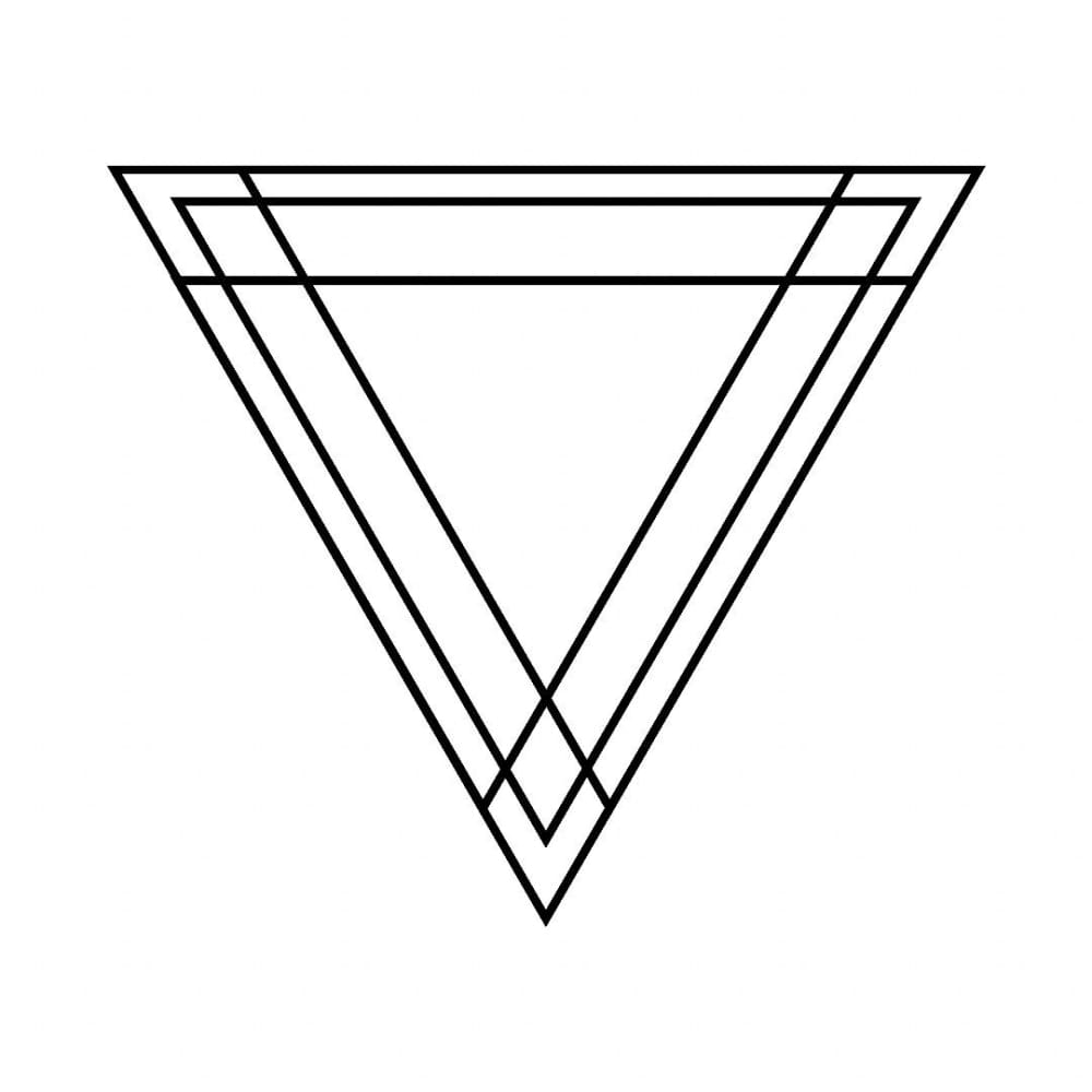Abstract Triangle - Temporary Tattoo