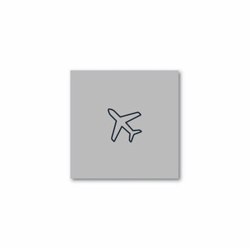 Airplane Outline - Single Stencil