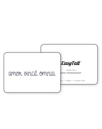 Amor vincit omnia - Semi-Permanent Tattoo