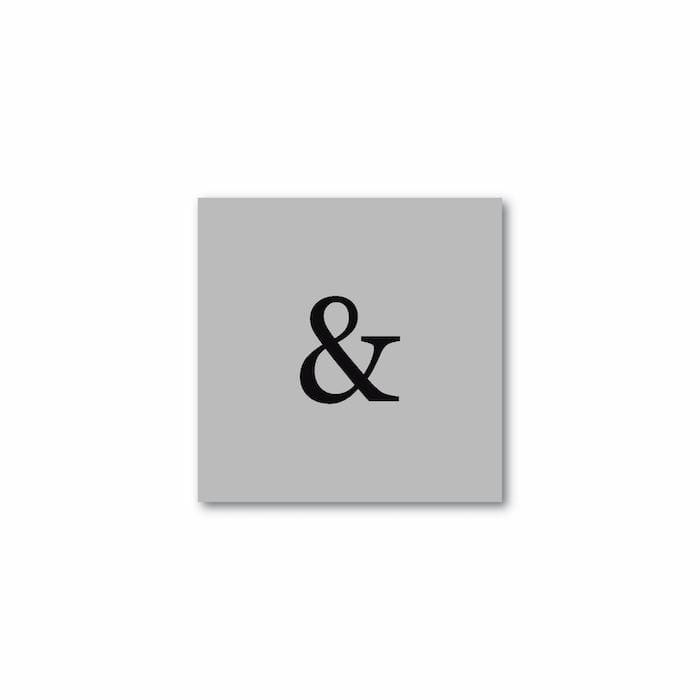 Ampersands - Single Stencil