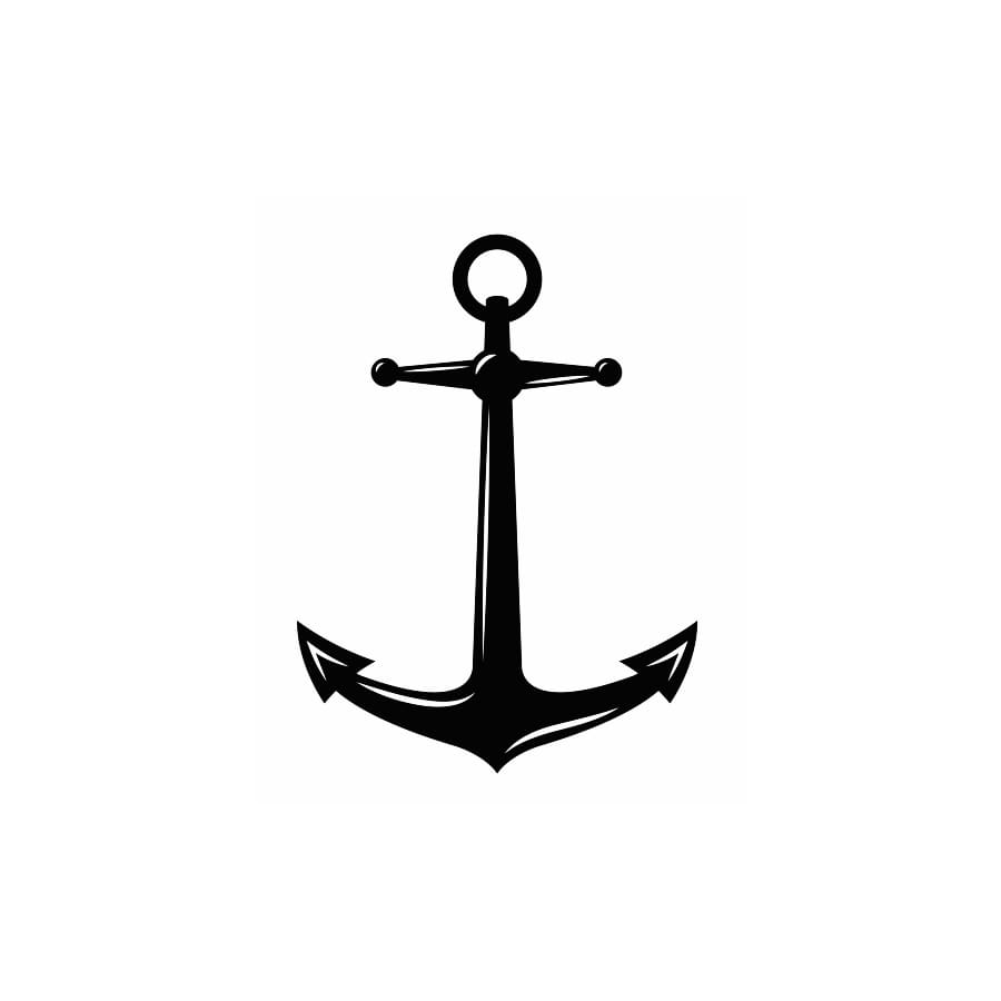 Anchor - Temporary Tattoo