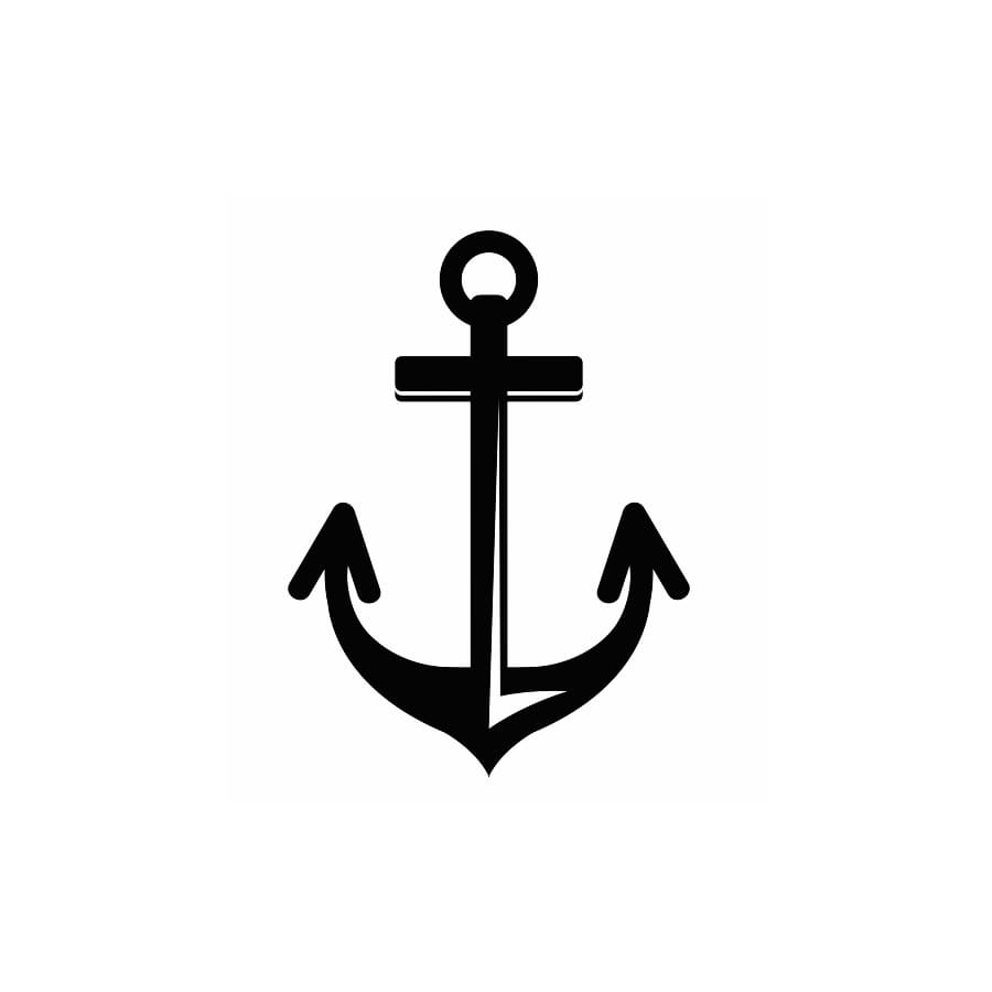 Anchor - Temporary Tattoo