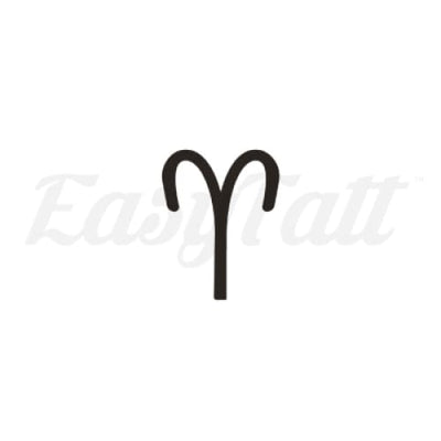 Aries - Temporary Tattoo