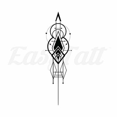 Arrow Charge - By Jen - Temporary Tattoo