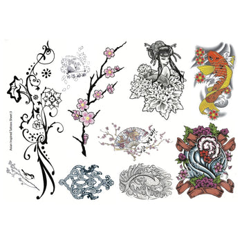Asian Set - Temporary Tattoo