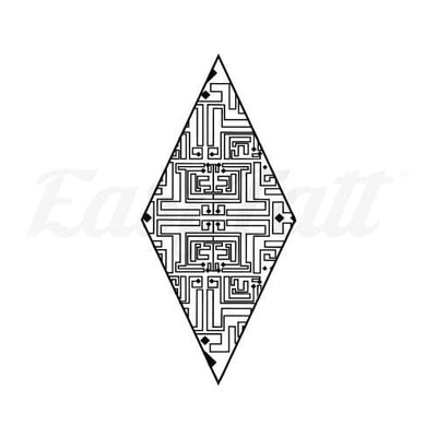 Aztec - By Jen - Temporary Tattoo