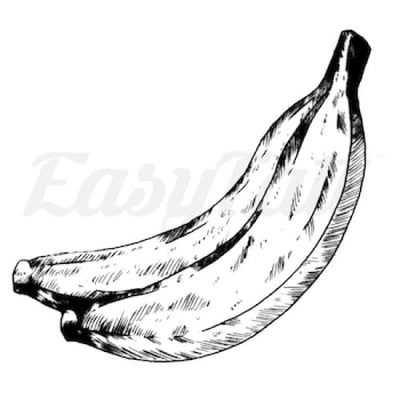 Banana - Temporary Tattoo