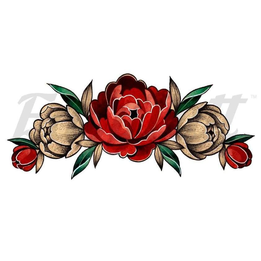 Band of Roses - By Lenera Solntseva - Temporary Tattoo