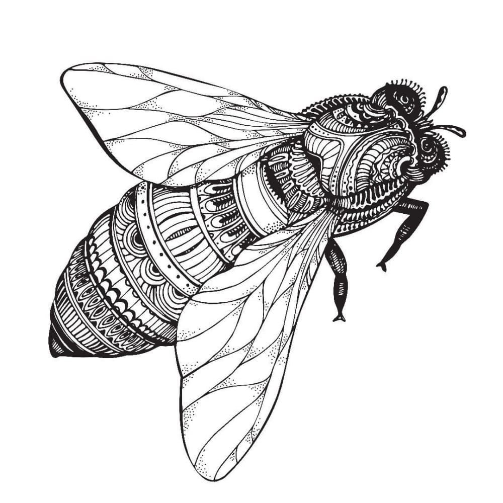 Bee - Temporary Tattoo