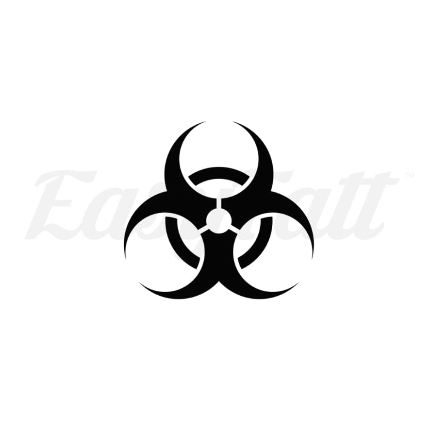 Biohazard - Temporary Tattoo