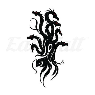 Black Dragons - By Jen - Temporary Tattoo