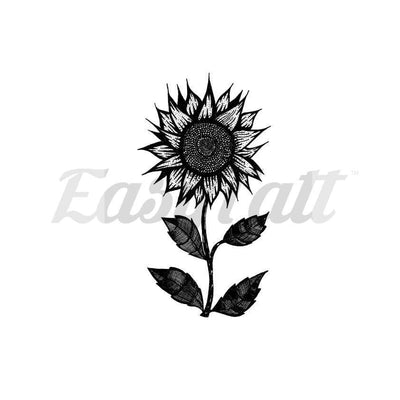 Sunflower - By Mhairi Stella - Temporary Tattoo
