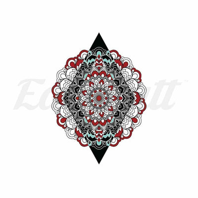 Blooming Mandala - By Jen - Temporary Tattoo