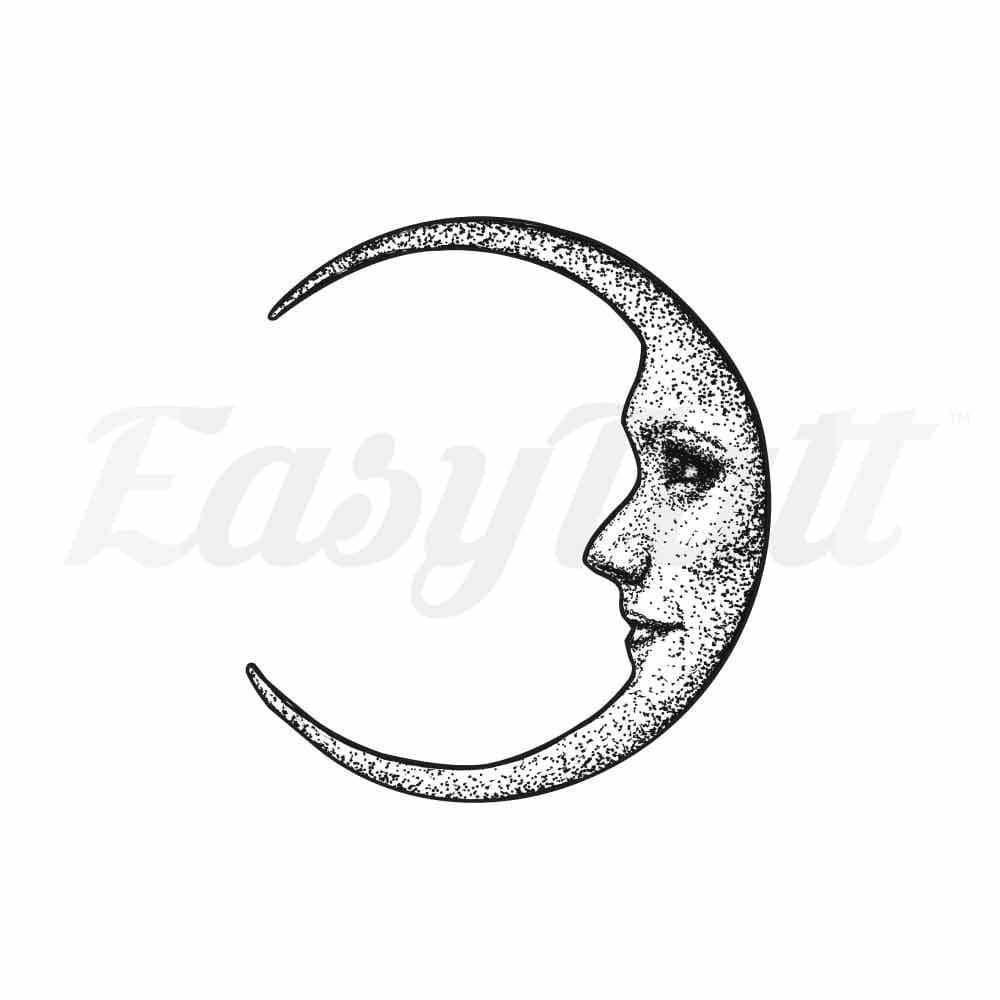 Blue Moon - By Alisha - Temporary Tattoo