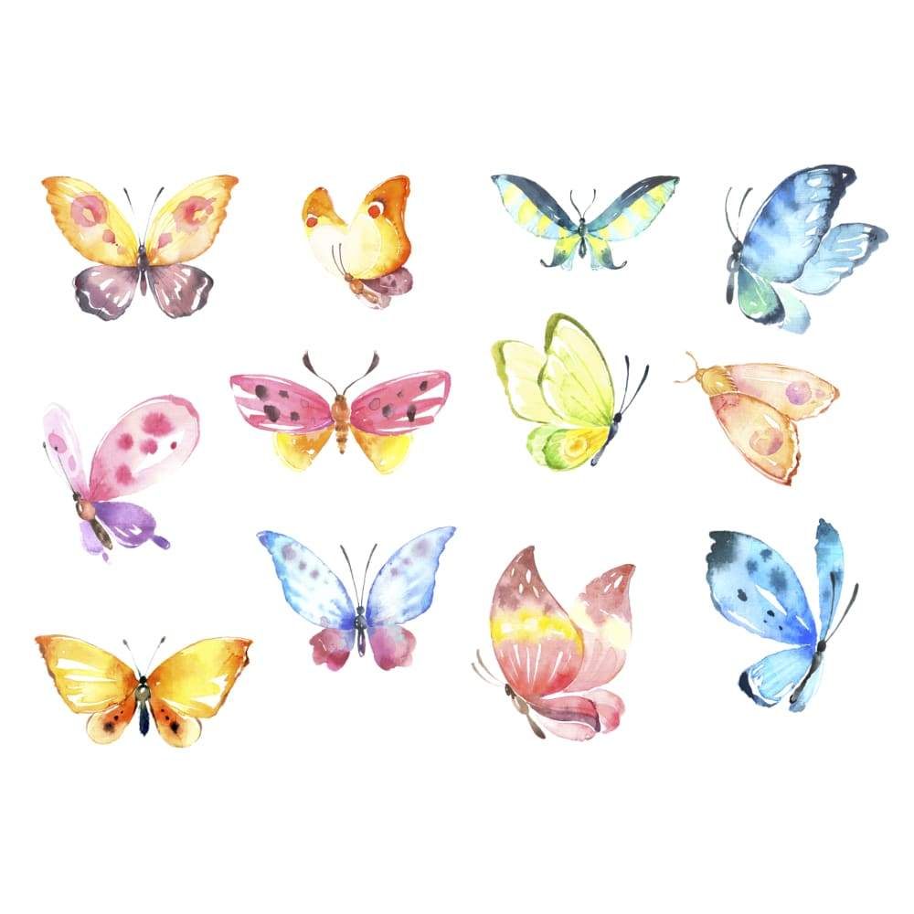 Butterflies - By Octopus Artis - Temporary Tattoo
