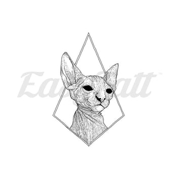 Cat - By Kiryadi - Temporary Tattoo