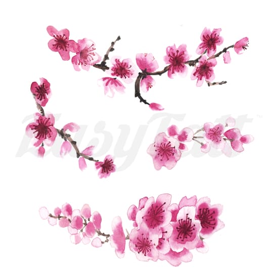 Cherry Blossoms Temporary Tattoo EasyTatt™