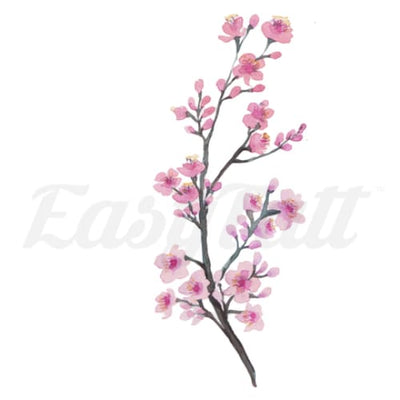 Cherry Blossoms - Temporary Tattoo