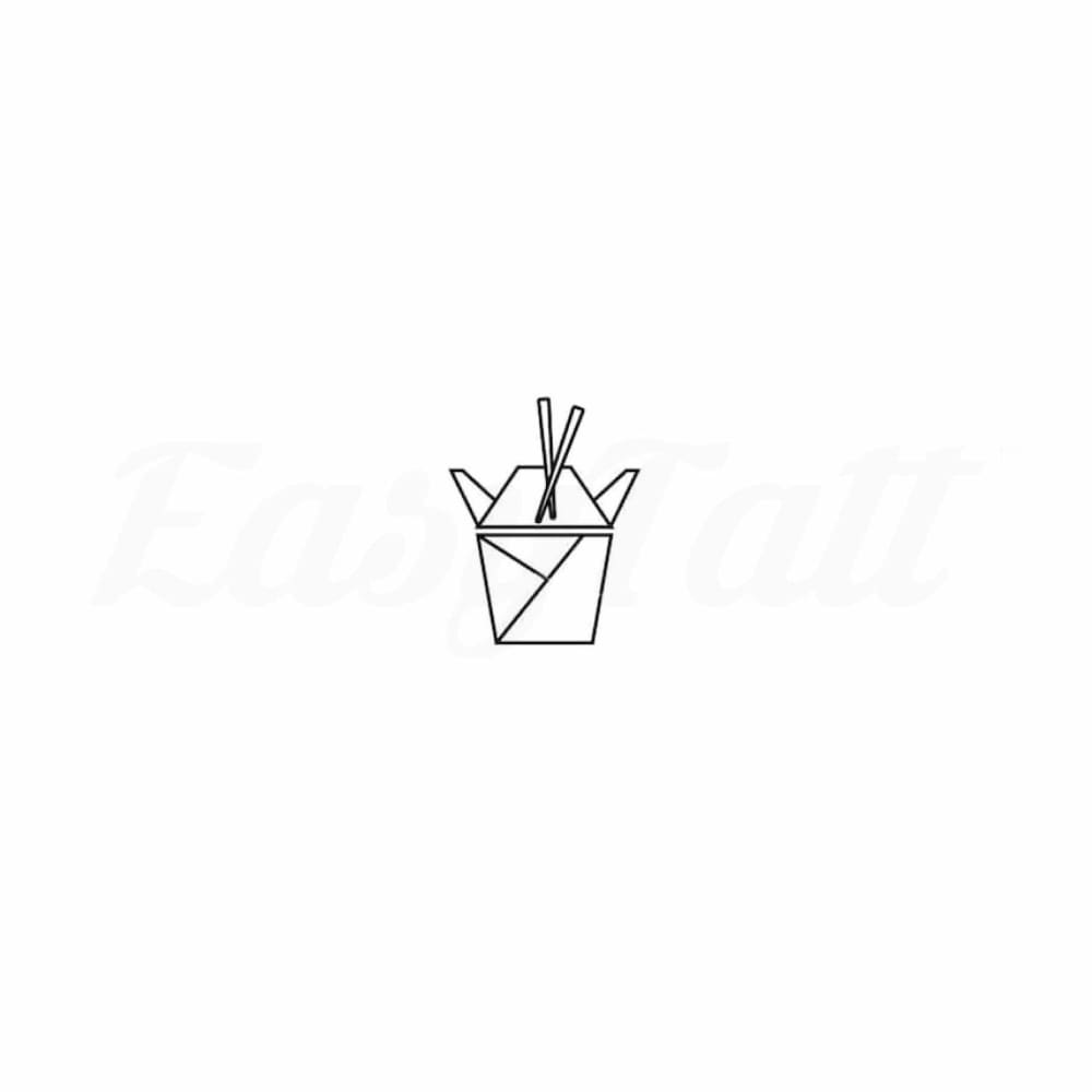 Chinese Takeout Temporary Tattoo EasyTatt™