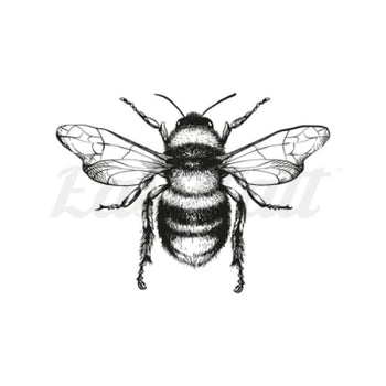Classic Bee - Temporary Tattoo