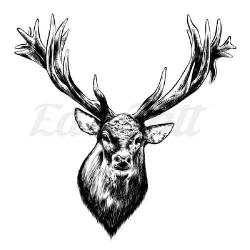 Classic Deer - Temporary Tattoo