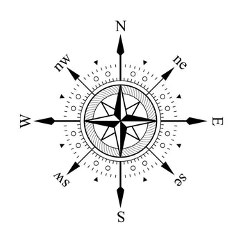Compass - Temporary Tattoo