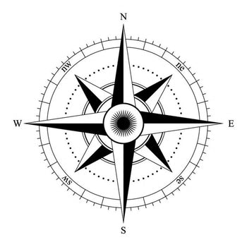 Compass - Temporary Tattoo