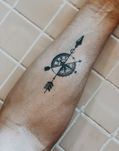 Arrow and Compass Tattoo 💥DM US TODAY... - N.A Tattoo Studio | Facebook
