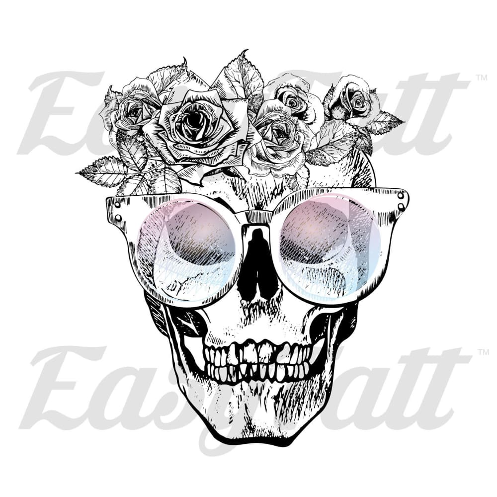 Cool Skull - Temporary Tattoo