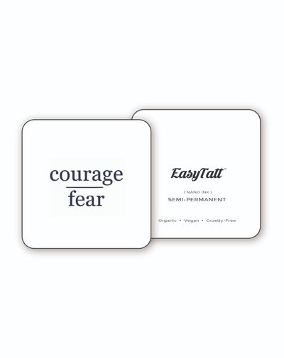 Courage Over Fear x 2