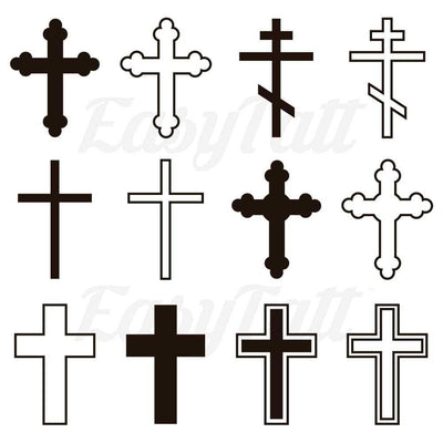 Cross Collection - Temporary Tattoo