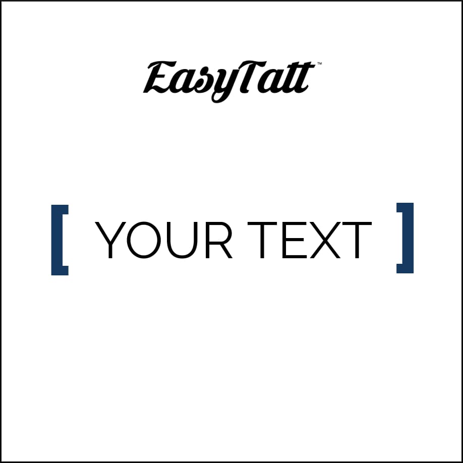 Custom Temporary Tattoos Upload your Artwork EasyTatt™