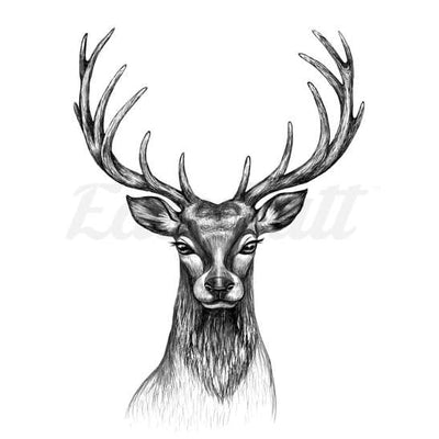 Deer - Temporary Tattoo