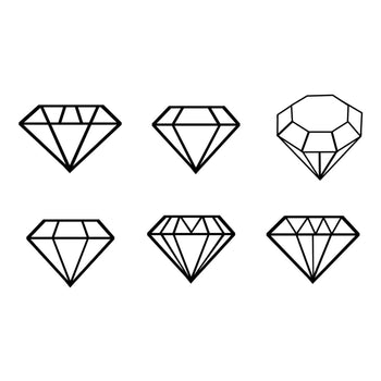 Diamond Set - Temporary Tattoo