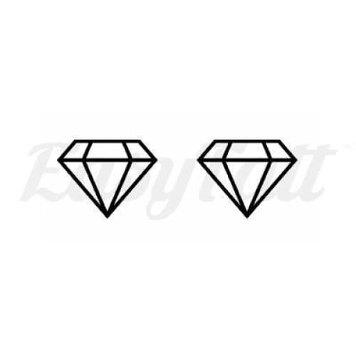Diamond - Temporary Tattoo