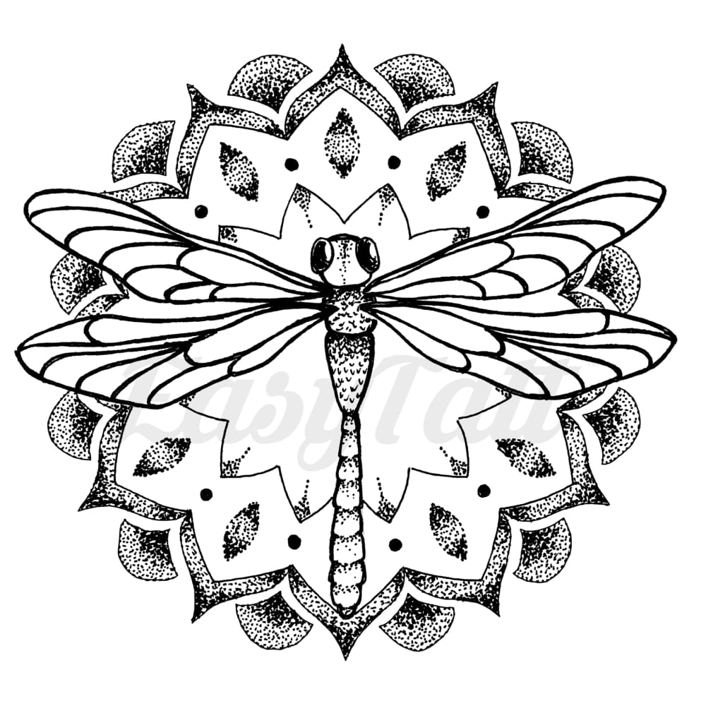 Dragon Fly - By Georgia Mason - Temporary Tattoo