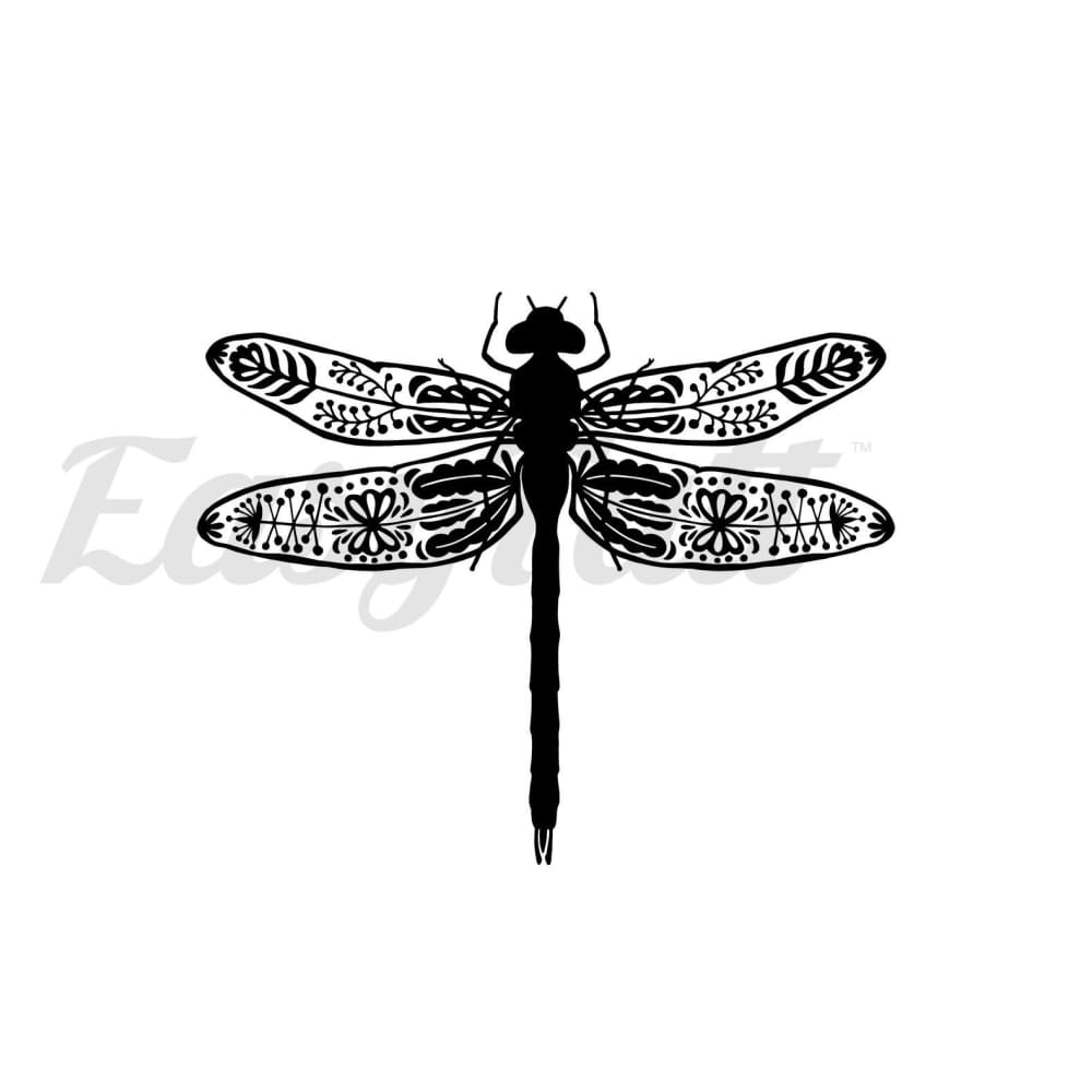 Dragonfly - Temporary Tattoo