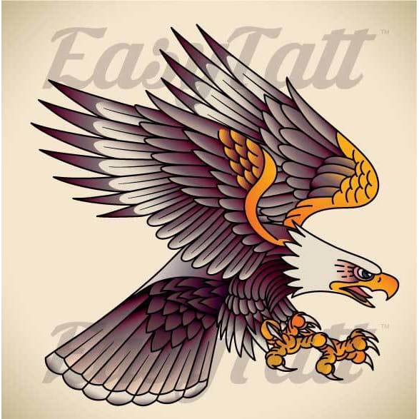 Eagle - Temporary Tattoo
