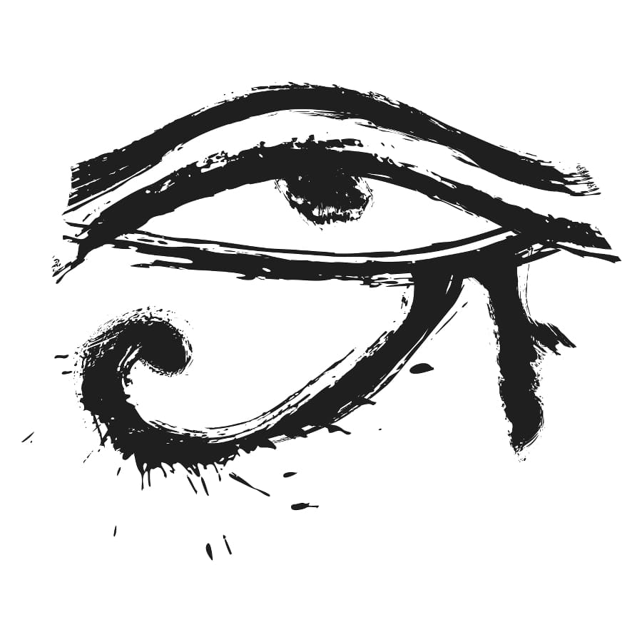 Egyptian Eye - Temporary Tattoo