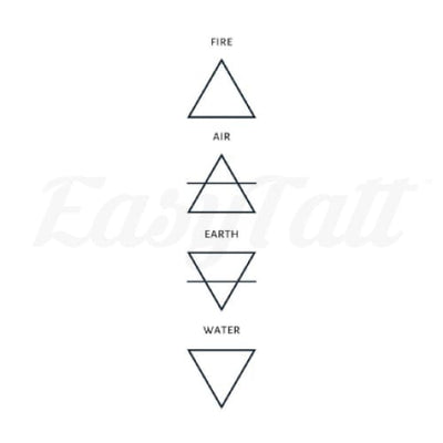Elements Temporary Tattoos