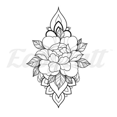 Enchanting Magnolia - Temporary Tattoo