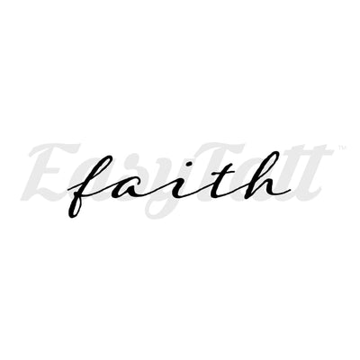 Faith - Temporary Tattoo
