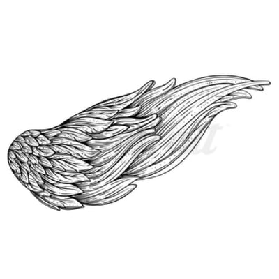 Feathered Wing - Temporary Tattoo