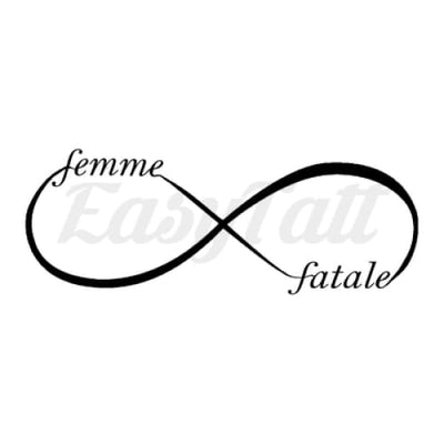 Femme Fatale - By Jen - Temporary Tattoo