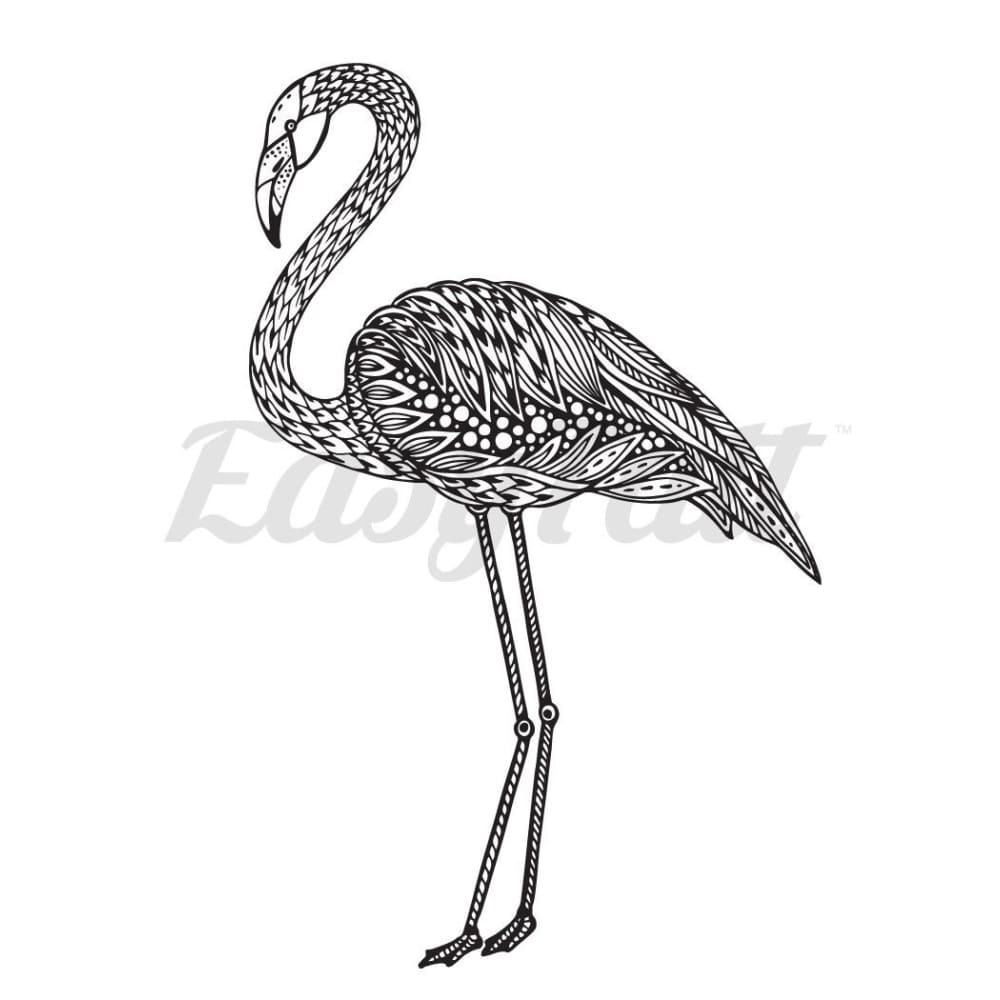 Flamingo - Temporary Tattoo